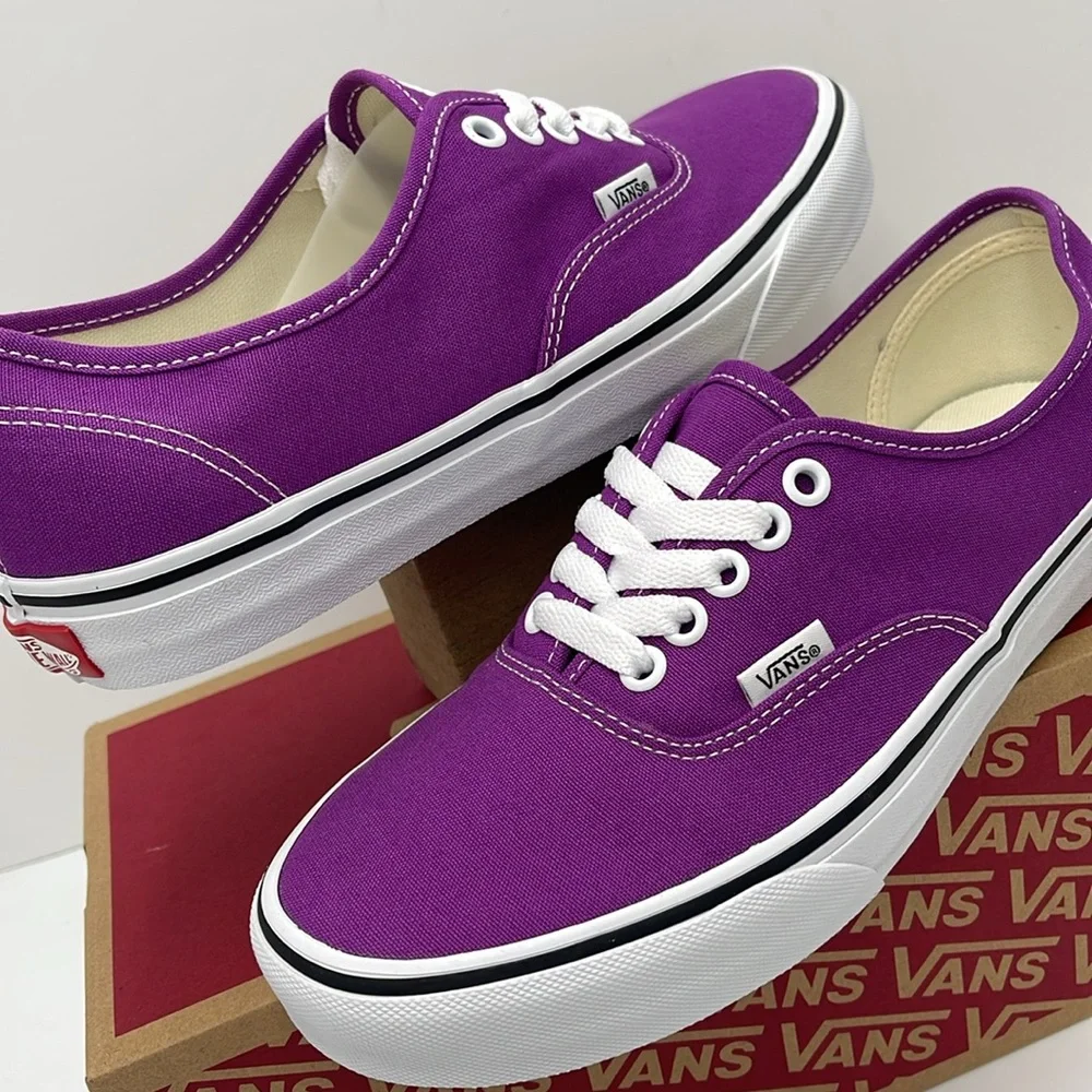 Vans Men’s Purple Canvas Sneakers Waffle Sole Authentic
Color Theory Willow herb - Picture 11 of 16